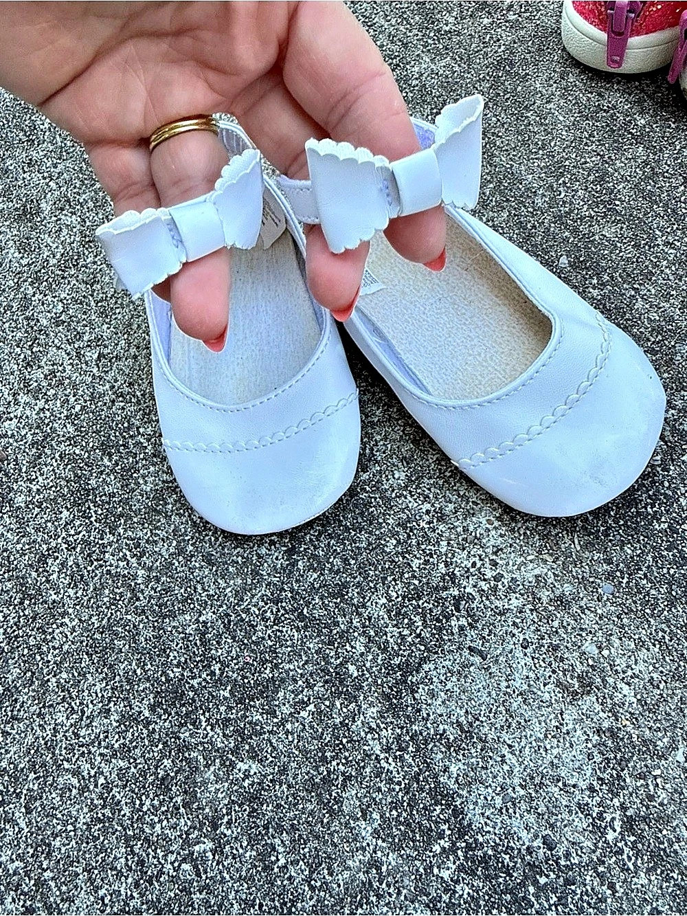 Gymboree Baby Dress Shoes White Size 03
